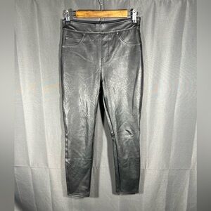 SPANX Like Leather Skinny Pant in Classic Black size Small